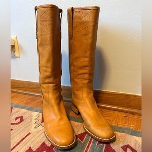 Vintage J. Crew Leather Campus Boots